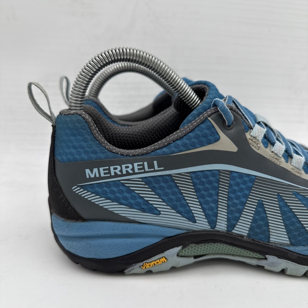 Merrell Shoes Womens 7.5 Siren Edge Hiking Sneakers Blue Low Top Lace Up J37592 - Picture 15 of 16